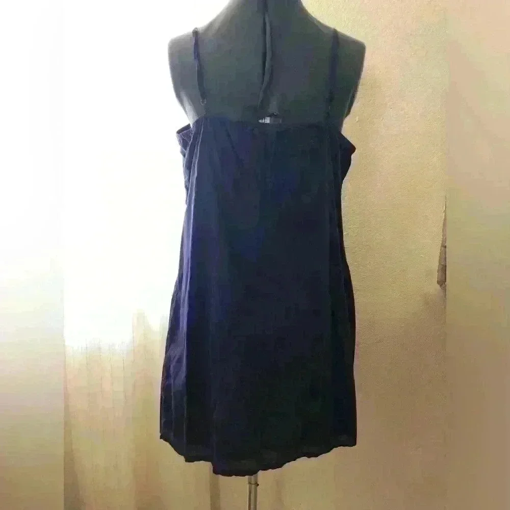 Old Navy Purple Spaghetti Strap Embellished Front Dress Women M